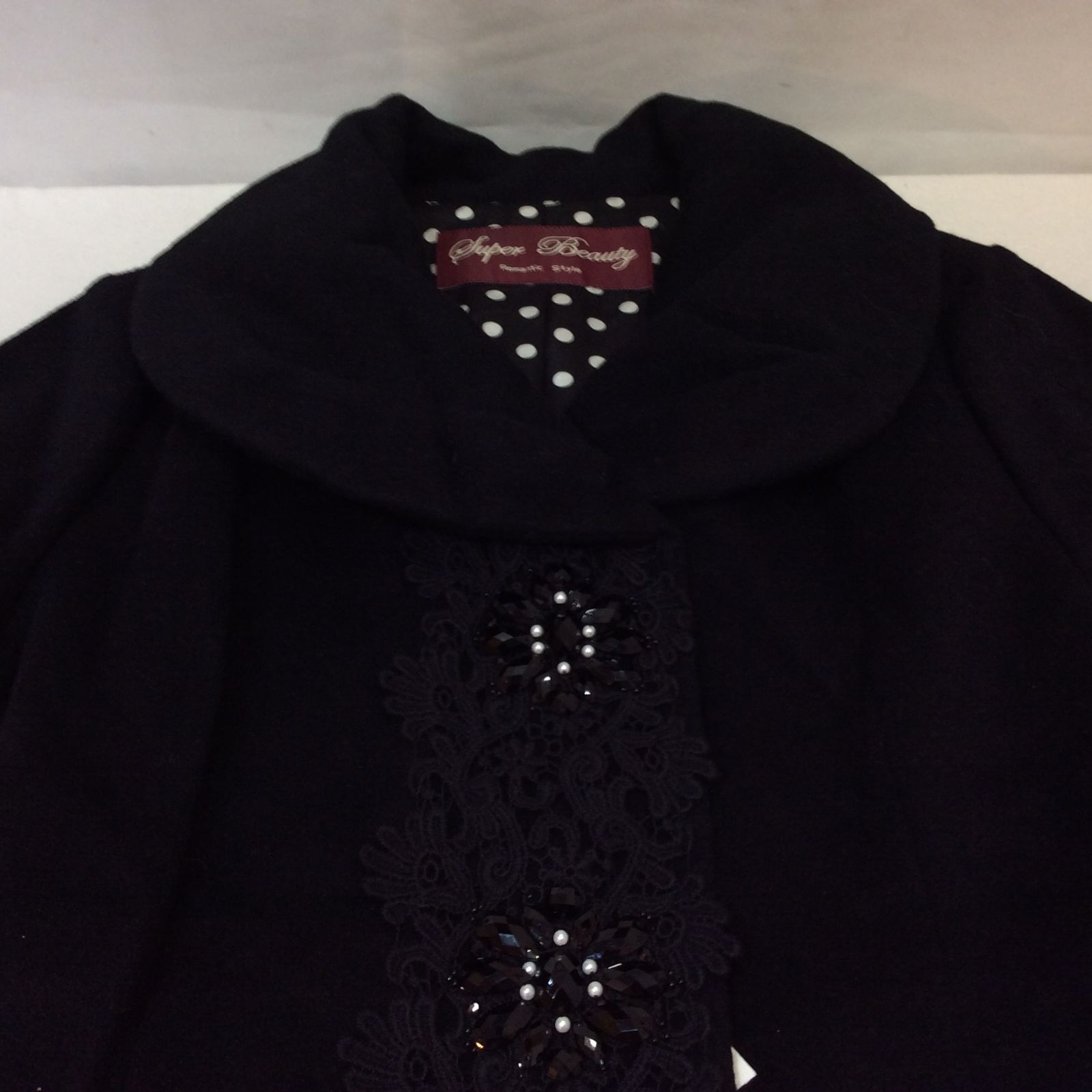 SuperBeauty スーパービューティー レディース コート 42 ブラック