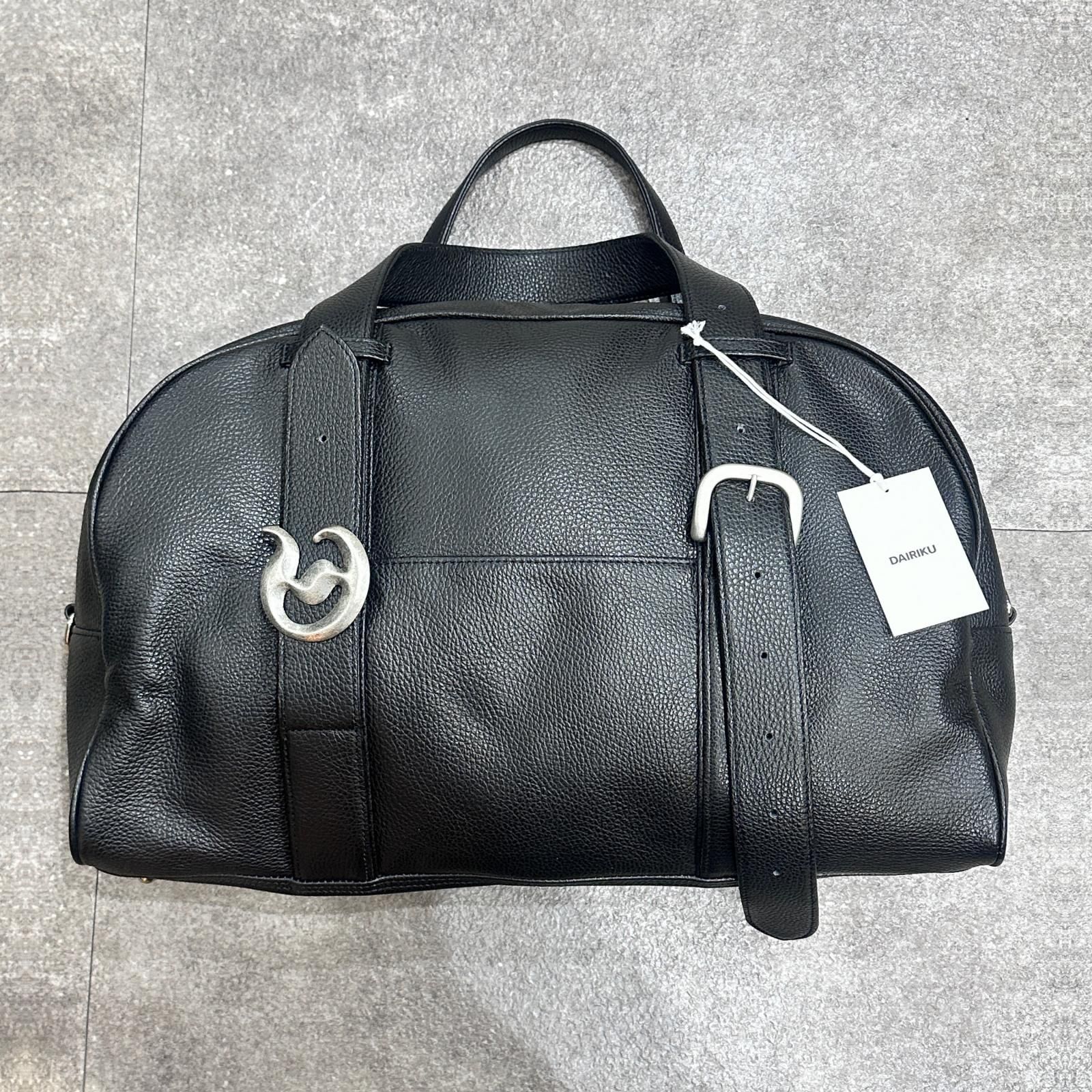 参考上代79200円 DAIRIKU 25AW D Buckle Velt Boston Bag Dバックル