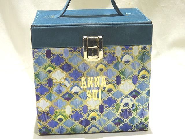 ANNA SUI アナスイ メイクボックス ◇ ハンドル付き ハンドバッグ