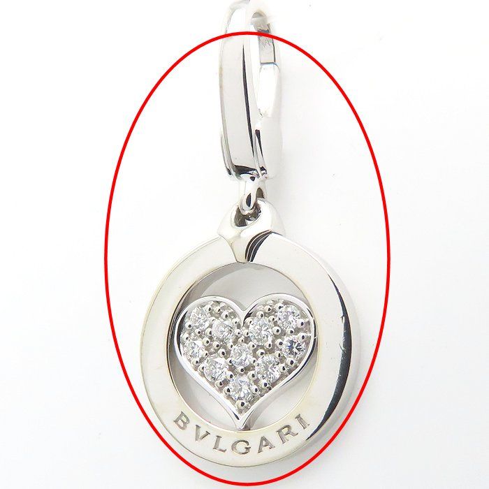 BVLGARI ブルガリ トンドハート ペンダントトップ チャーム