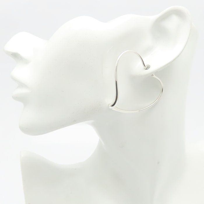 TIFFANY&Co. ティファニー オープンハートフープ ピアス シルバー925