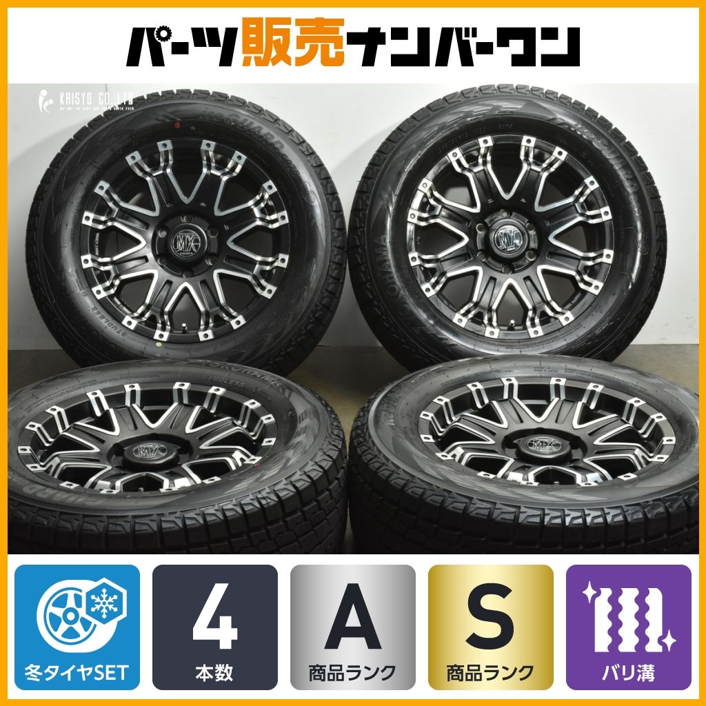 美品 バリ溝】ロックケリー MX-II 18in 8J +25 PCD139.7 ヨコハマ