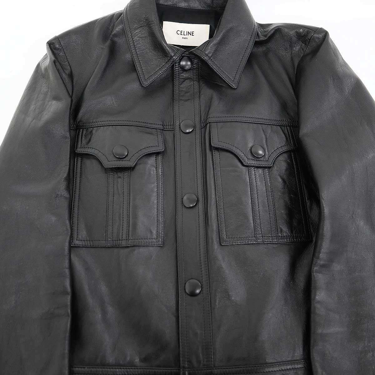 CELINE セリーヌ アビエーター ソフトドラムラムスキン レザー