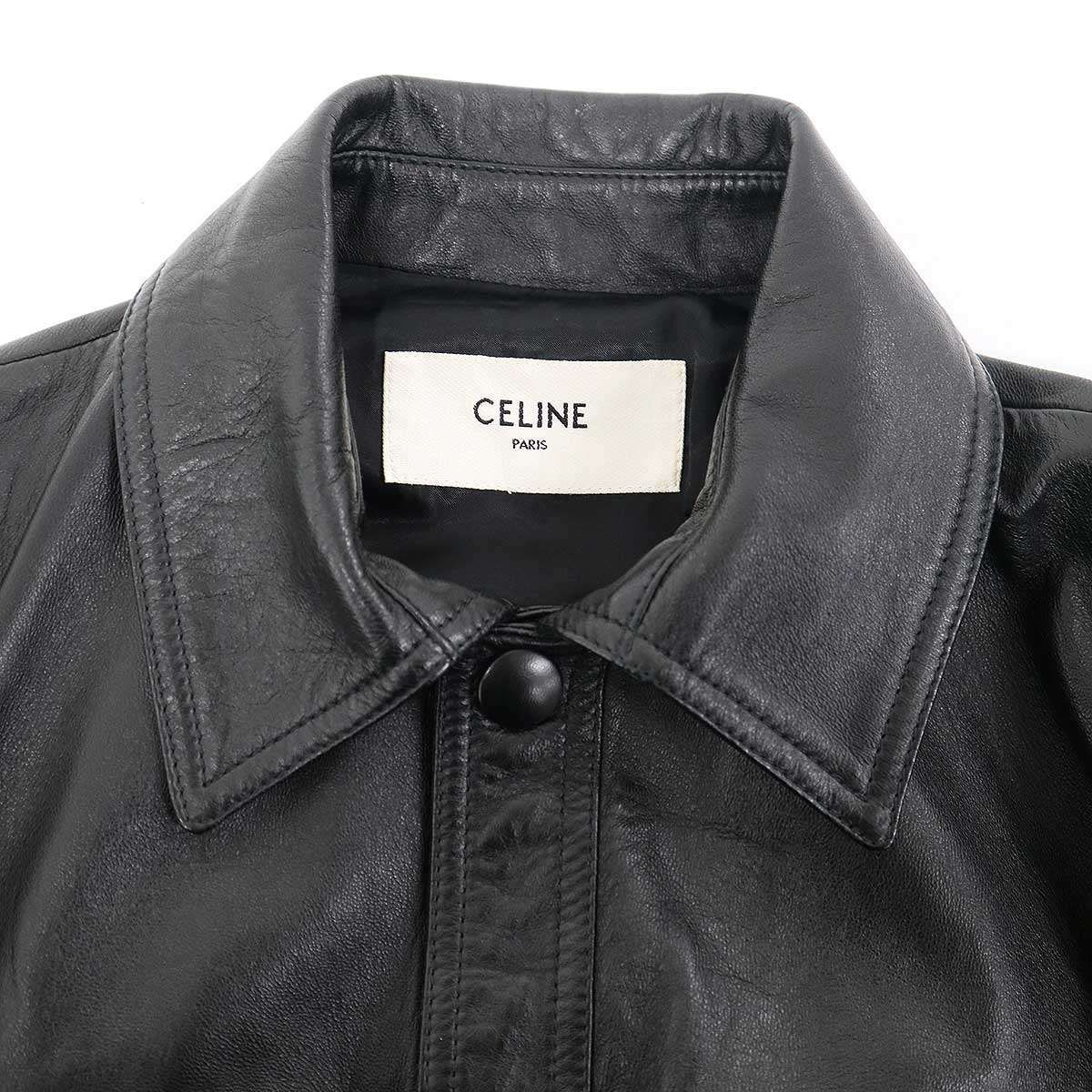 CELINE セリーヌ アビエーター ソフトドラムラムスキン レザー