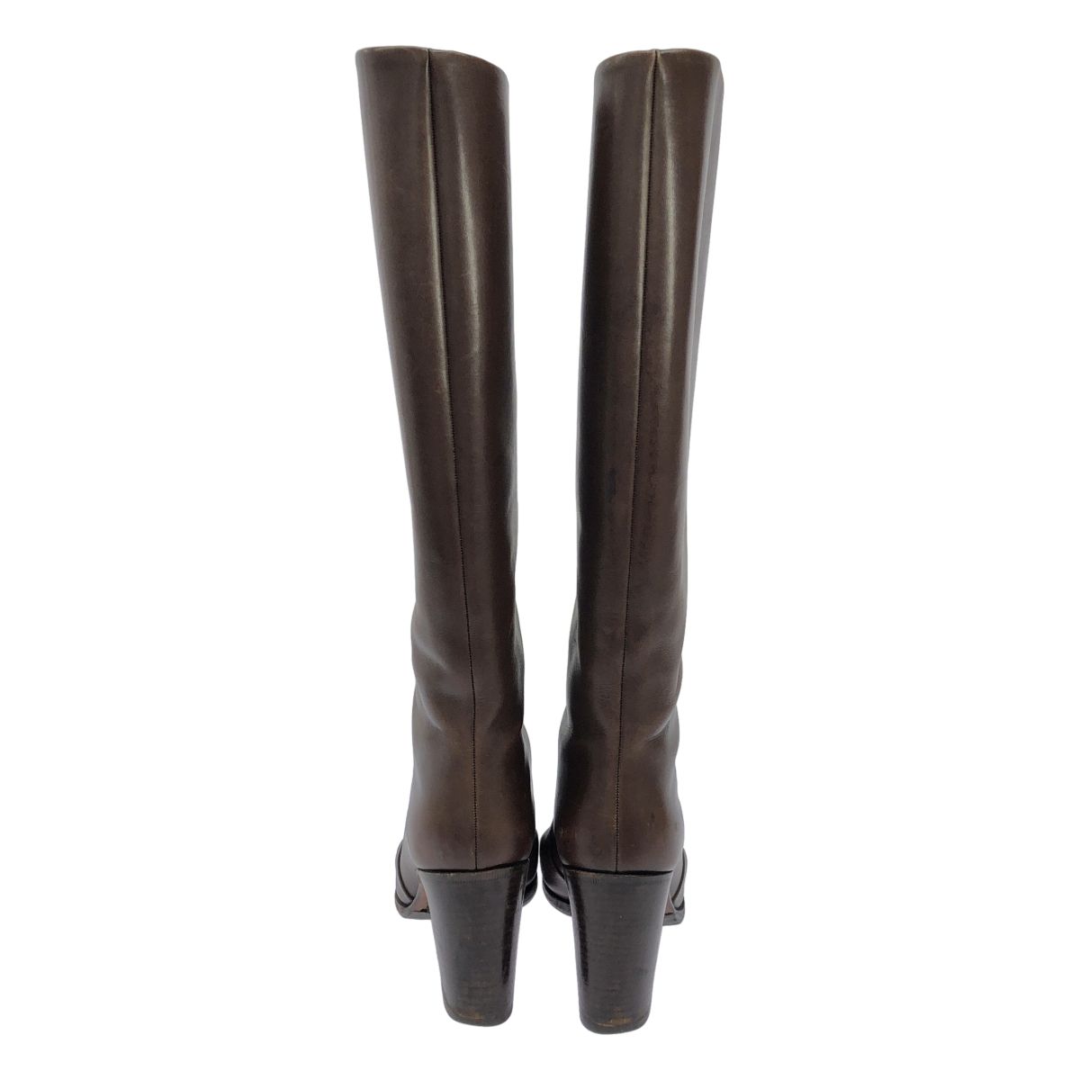 TANINO CRISCI タニノクリスチー レザーロングブーツ ブラウン 35 1/2