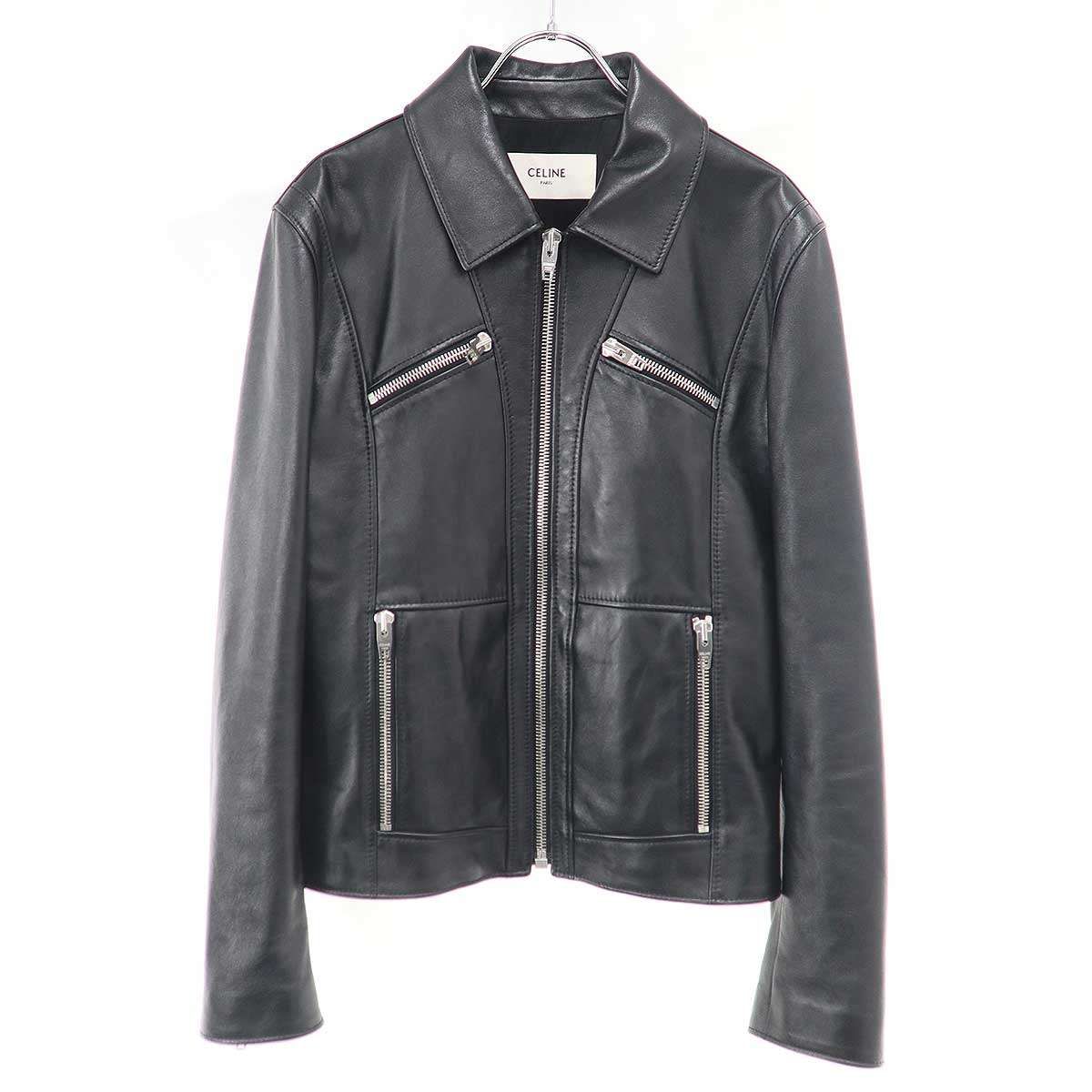 CELINE セリーヌ ソフトラムスキン クラシックストレート レザー