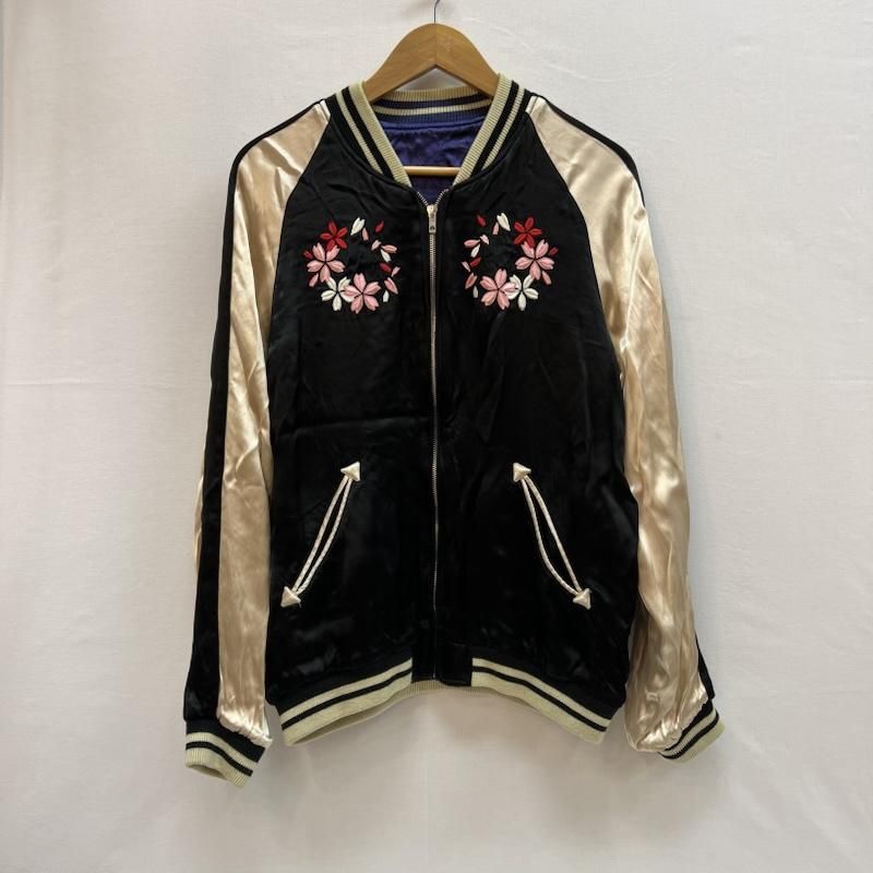 イオラニ 桜 和柄 刺繍 リバーシブル スカジャン メンズ L ISItems