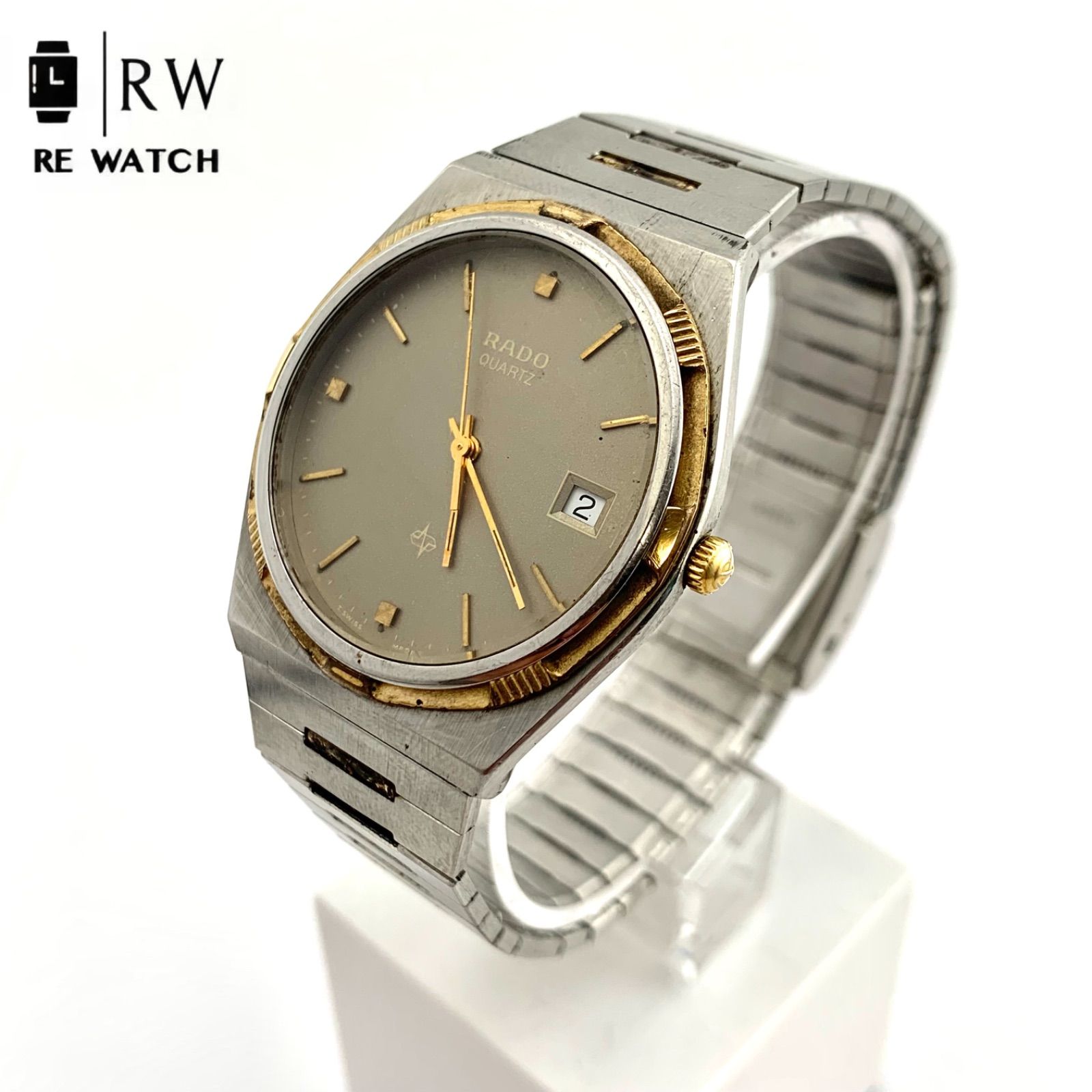 中古】RADO 113.3307.4 クォーツ 腕時計 シルバー/ゴールド - メルカリ