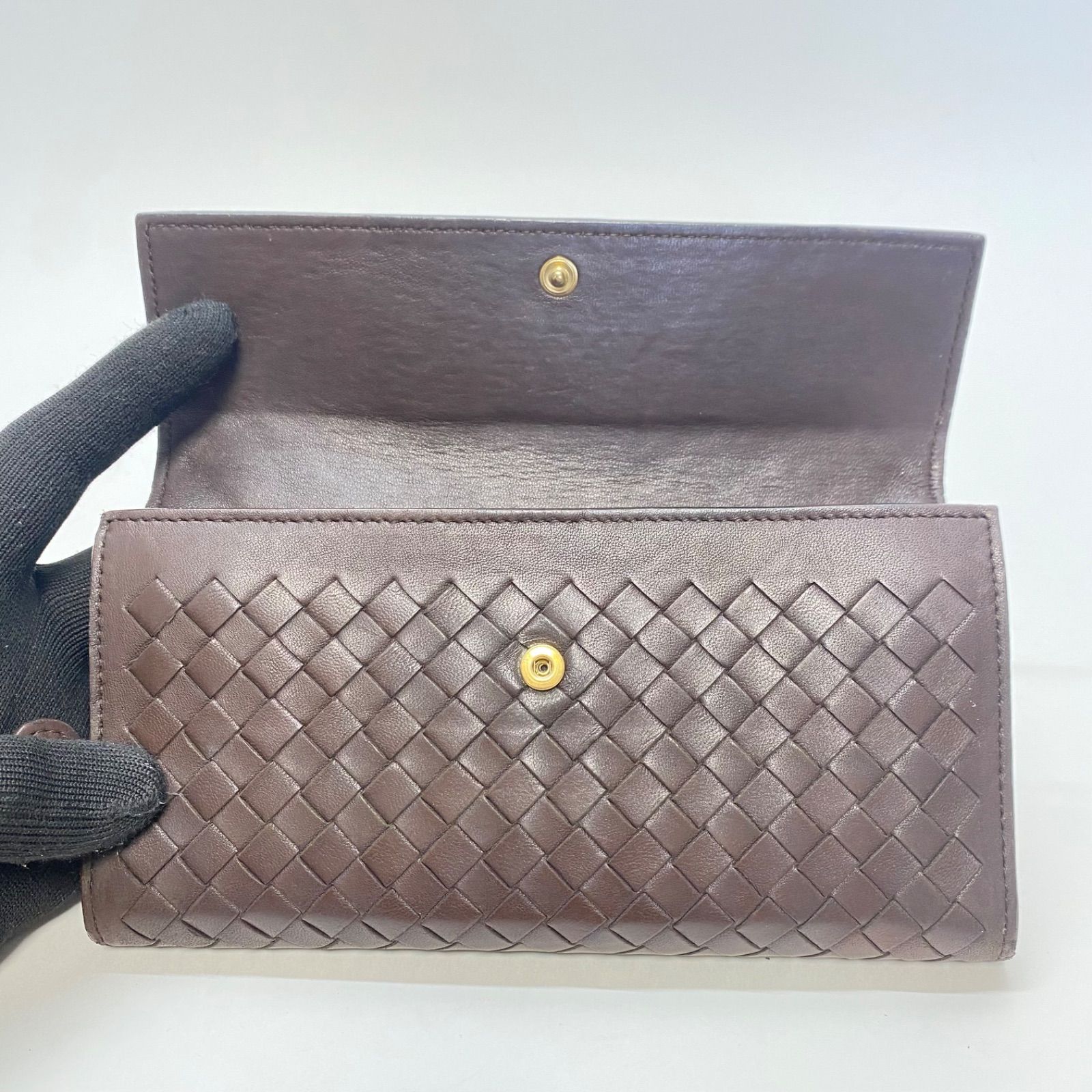 3221 良品 BOTTEGA VENETA ボッテガヴェネタ 長財布 イントレチャート