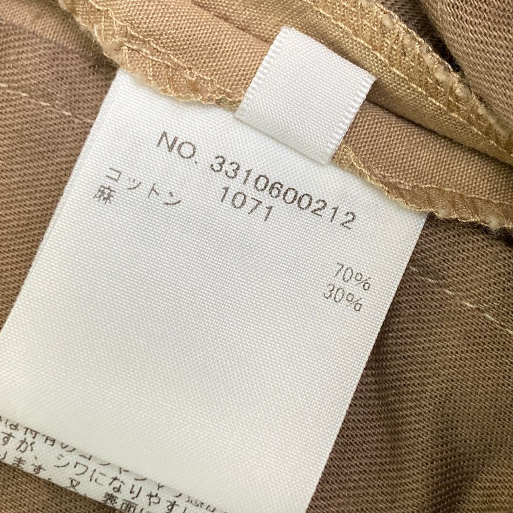 RON HERMAN ロンハーマン リネン混 ワイドパンツ ベージュ系 XS