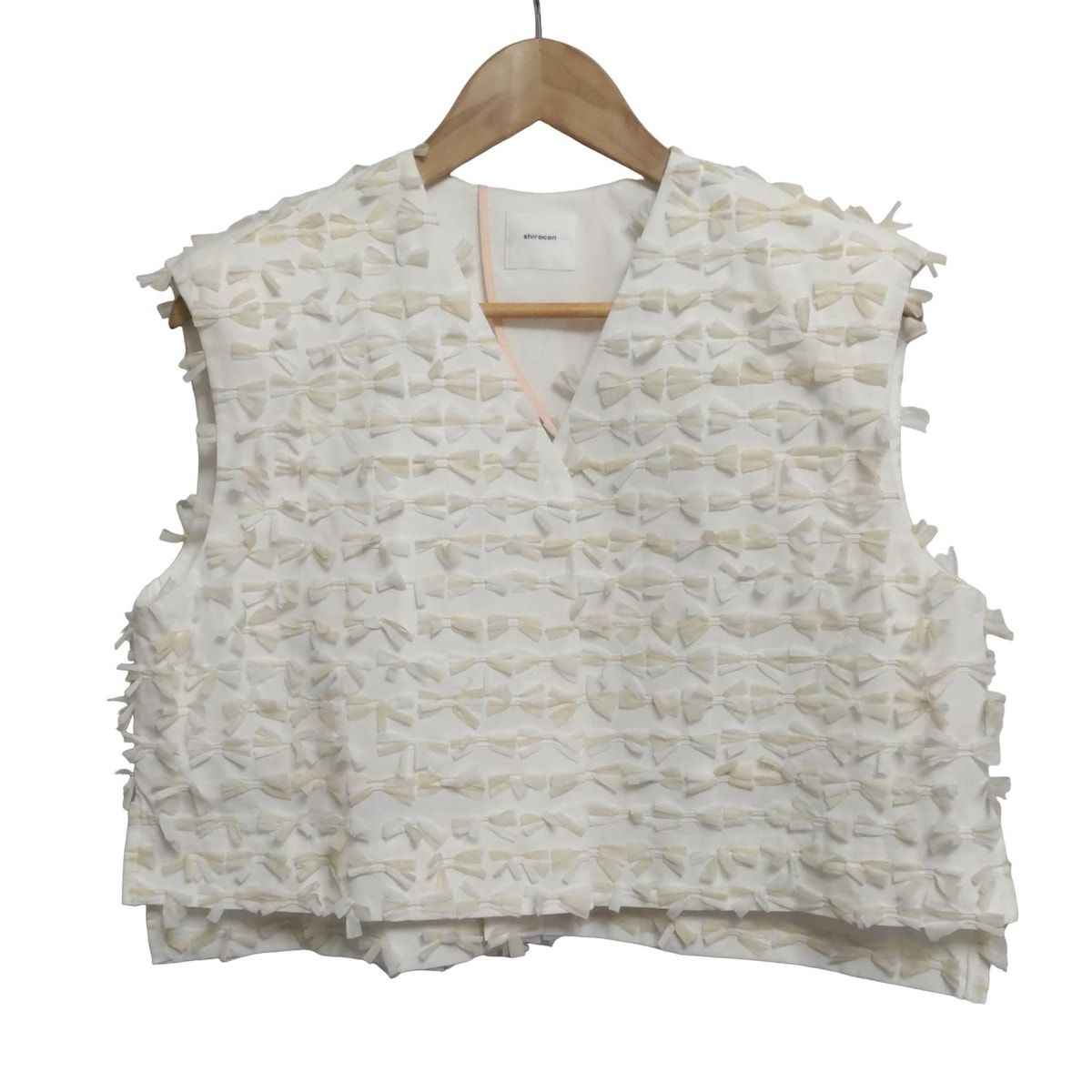 shirocon/yori(シロコン/ヨリ) ベスト サイズ36 S レディース美品 - 白
