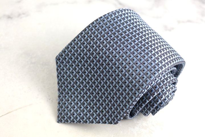 エルメネジルドゼニア ブランドネクタイ チェック柄 格子柄 シルク
