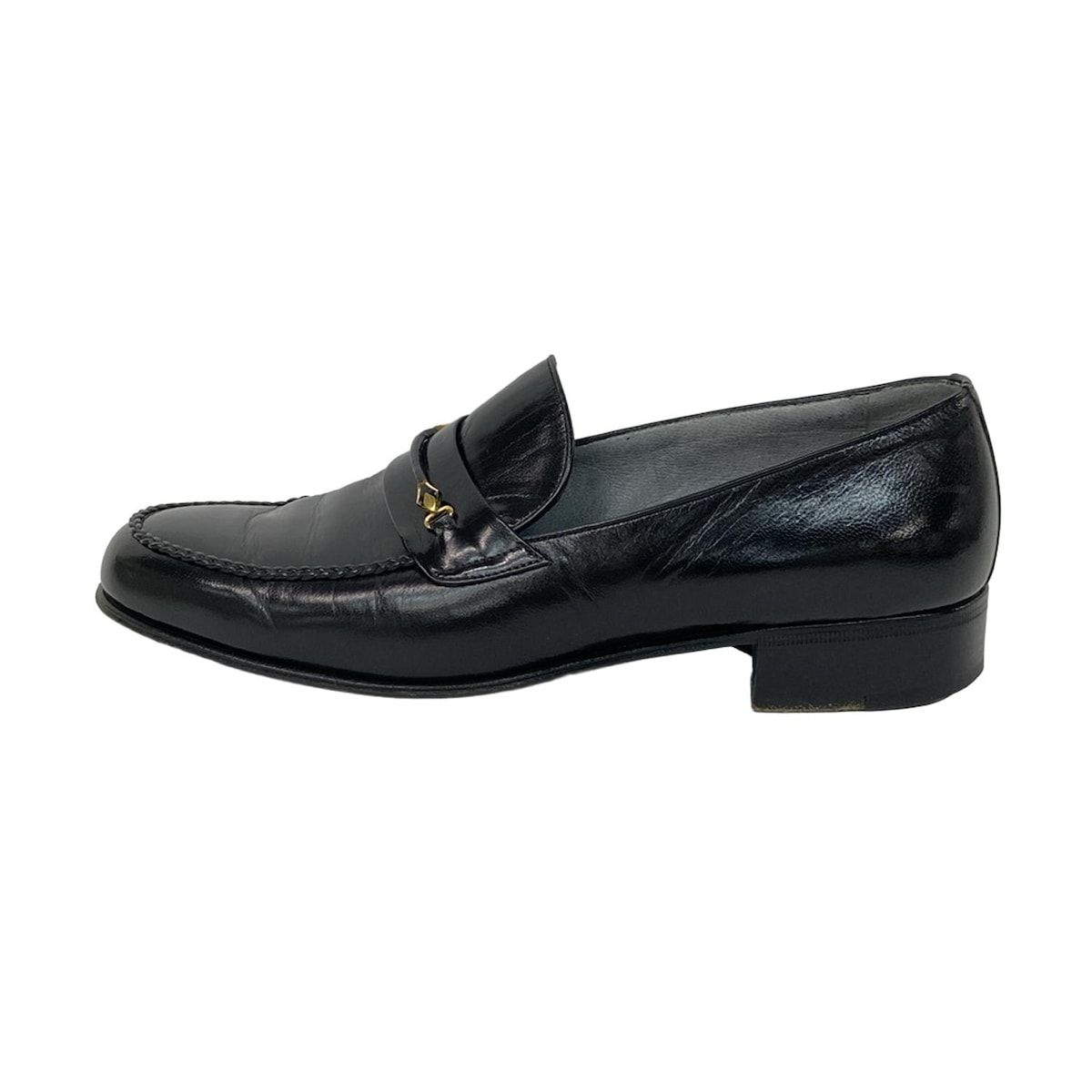 MORESCHI(モレスキー) ローファー 6 1/2 メンズ - 黒 レザー - メルカリ