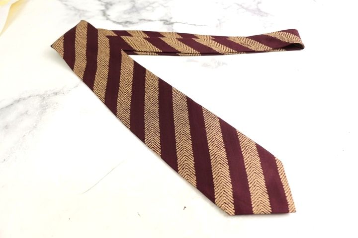シャネル ブランドネクタイ ココマーク ストライプ柄 ヘリンボーン柄