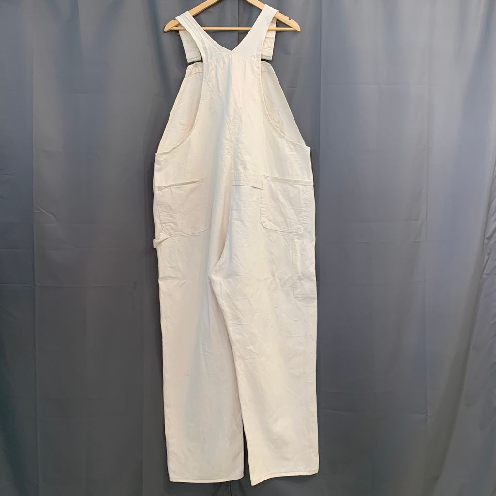 80s ROEBUCKS ローバックス 山ポケット オーバーオール 生成り