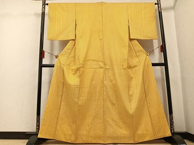 平和屋着物●本場大島紬　染大島　総絞り　間道　正絹　逸品　AABG0405ph 平和屋着物○極上 本場縞大島紬 縞格子 古代染色純植物染 ふくぎ