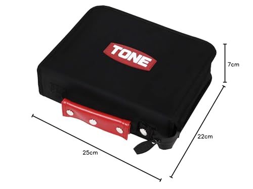  迅速に発送 トネ TONE ツールバッグセット TSX 3172 差込角9.5 mm 3|8 ブラック 内容21点 5 c 41904 f その他 キッチン 食器