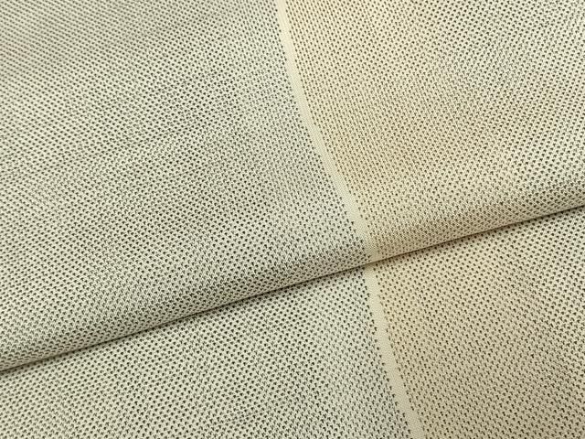 平和屋着物○本場大島紬 白大島 カタス9マルキ よろけ縞 そごう百貨店