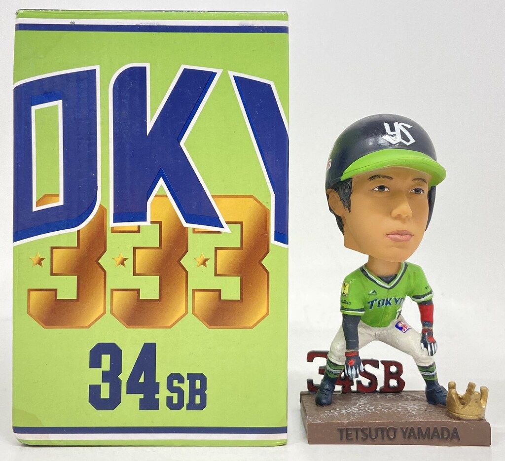 東京ヤクルトスワローズ ボブルヘッド 山田哲人34SB - メルカリ