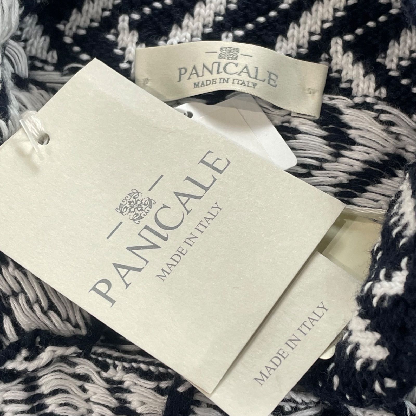 新品 未使用 イタリア製 PANICALE パニカーレ コットンニット 