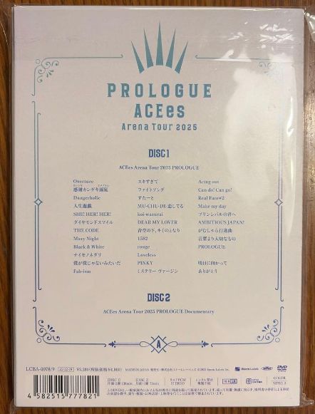 ACEes Arena Tour 2025 PROLOGUE DVD - メルカリ