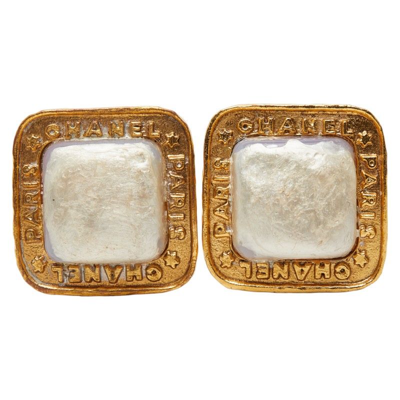 ！美品！　CHANEL シャネル　ゴールド　パール　40cm シャネル ロゴ ヴィンテージ ゴールド メッキ フェイクパール