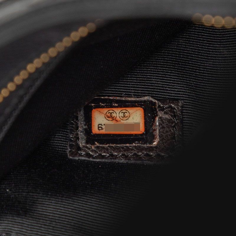 シャネル ココマーク マトラッセ 復刻トート ブラック キャビアスキン