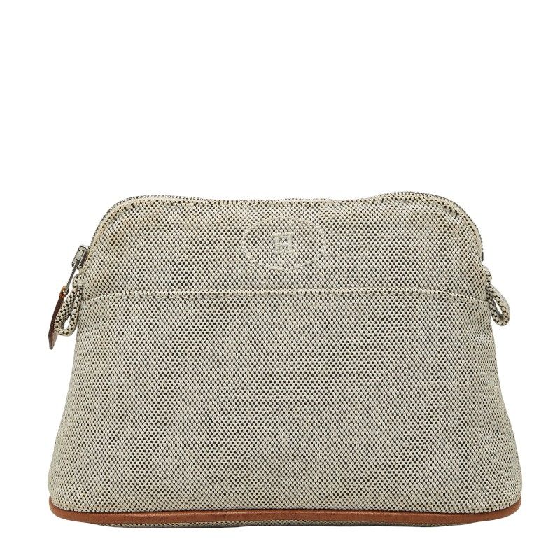 エルメス ボリードポーチ20 ポーチ 小物入れ ホワイト ブラウン