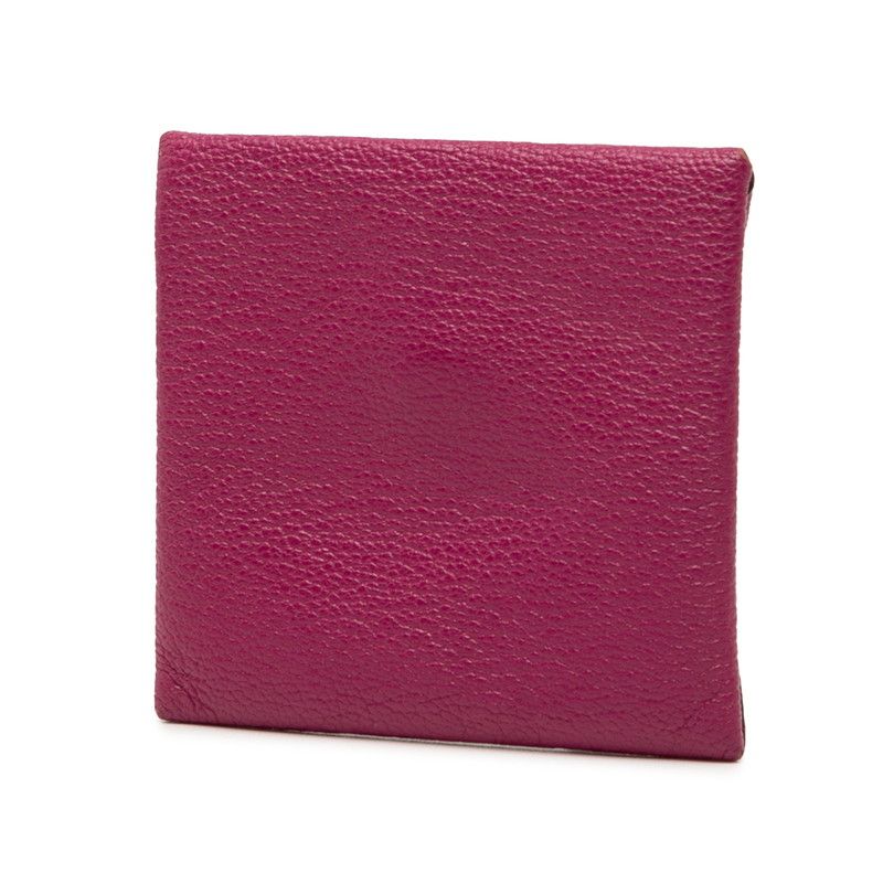 エルメス バスティア コインケース 小銭入れ ローズ パープル