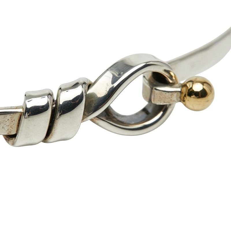 ティファニー フック＆アイ シルバー ゴールド SV925 シルバー K18YG