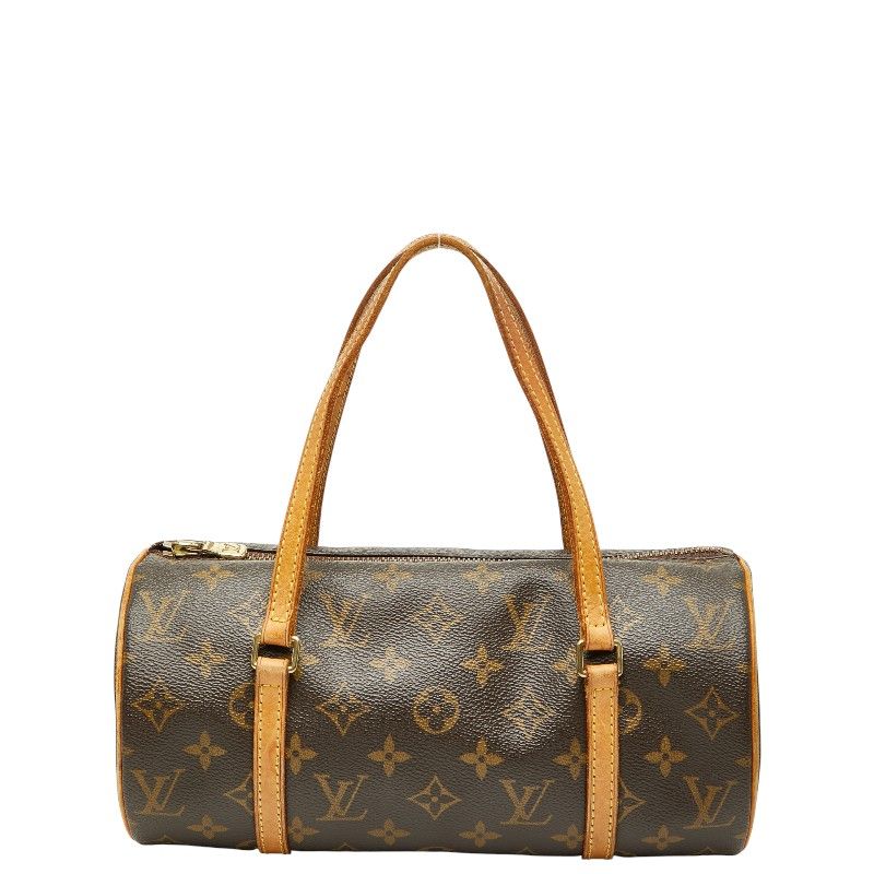 ルイ ヴィトン モノグラム パピヨン26 M51386 ブラウン PVC レザー