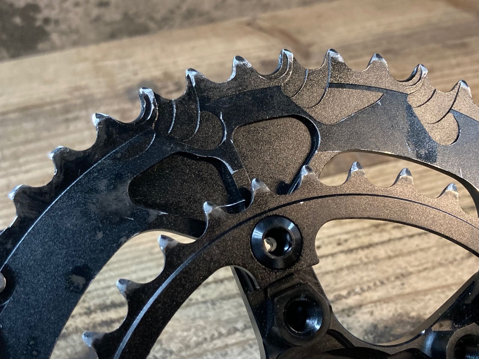 JR253 スギノ Sugino OX IDS24 クランクセット 50/34T 165mm PCD110