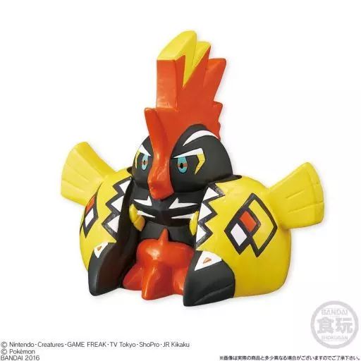 [Used] Food Toy Trading Figure 1. Cap Kokeko “Pokémon Kids Sun & Moon vs. Cap Kokeko! edition”