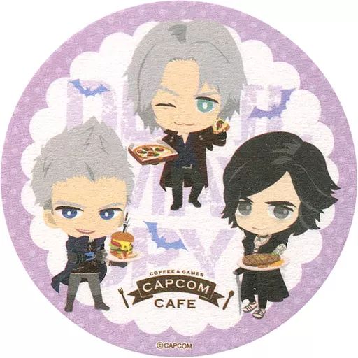 中古】コースター(キャラクター) ダンテ＆ネロ＆V(縁ピンク