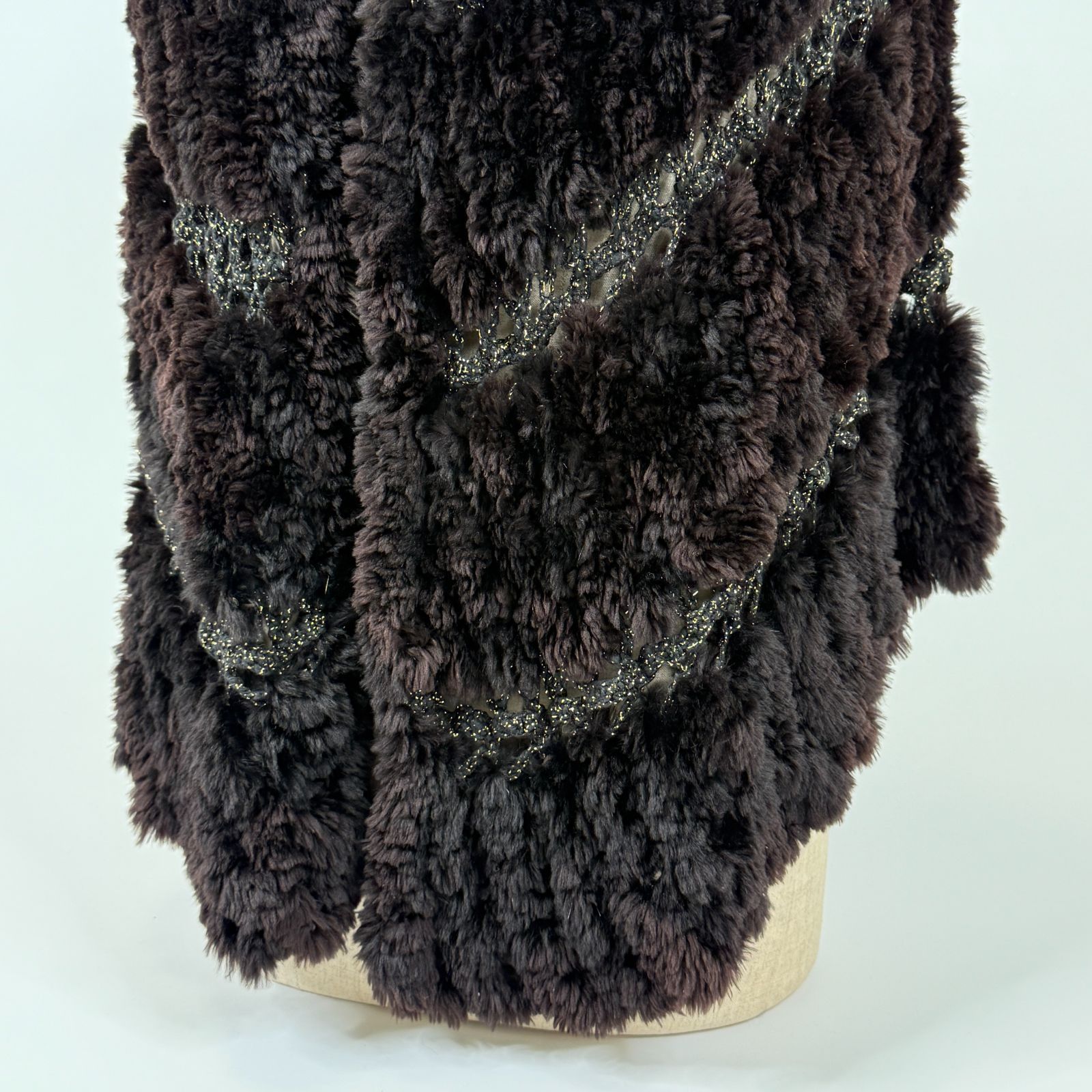 paula lishman limited】毛皮 ポンチョ - メルカリ