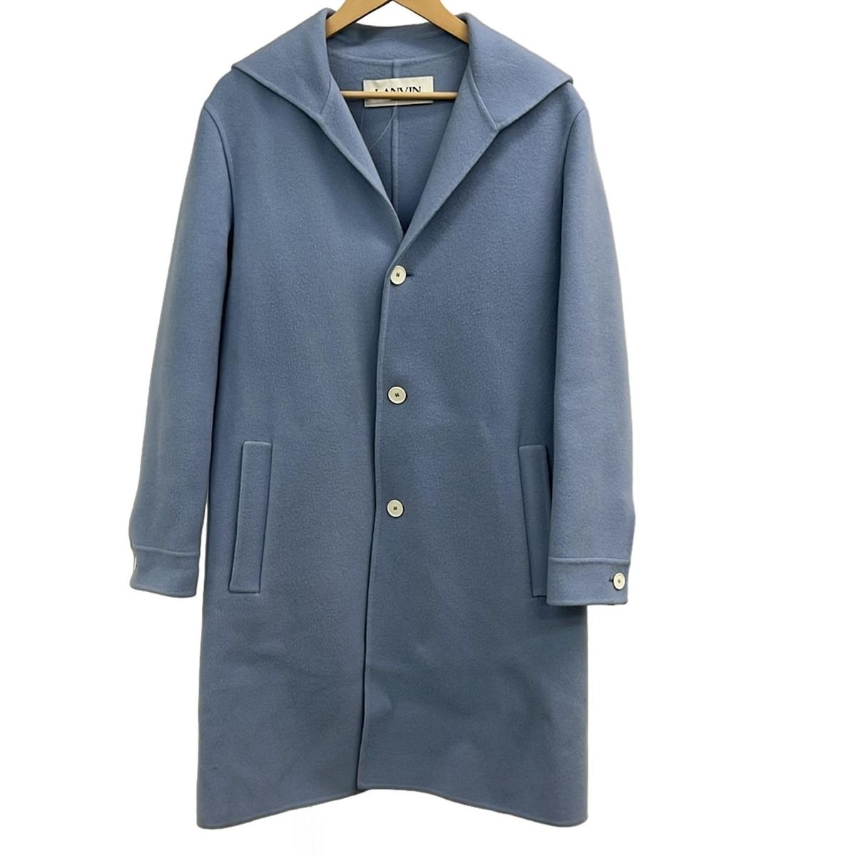 LANVIN(ランバン) コート サイズT40 レディース美品 - ライトブルー
