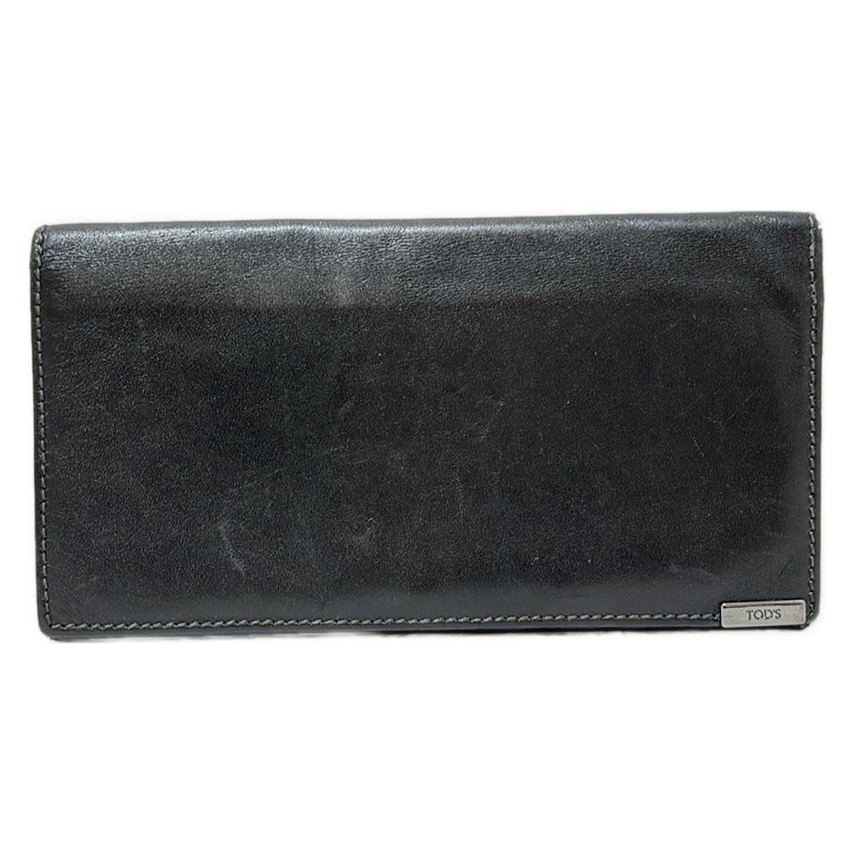 TOD'S(トッズ) 長財布 - 黒 レザー - メルカリ