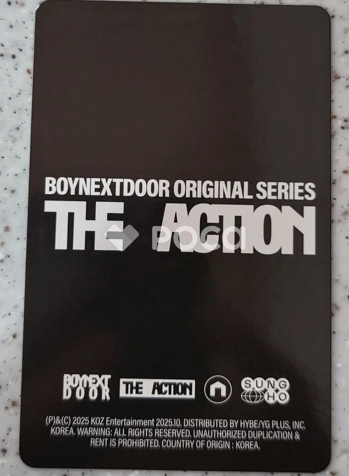BOYNEXTDOOR ソンホ The Action Frame ver. - メルカリ