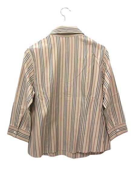 バーバリー ロンドン BURBERRY LONDON ストライプ シャツ 15 ベージュ