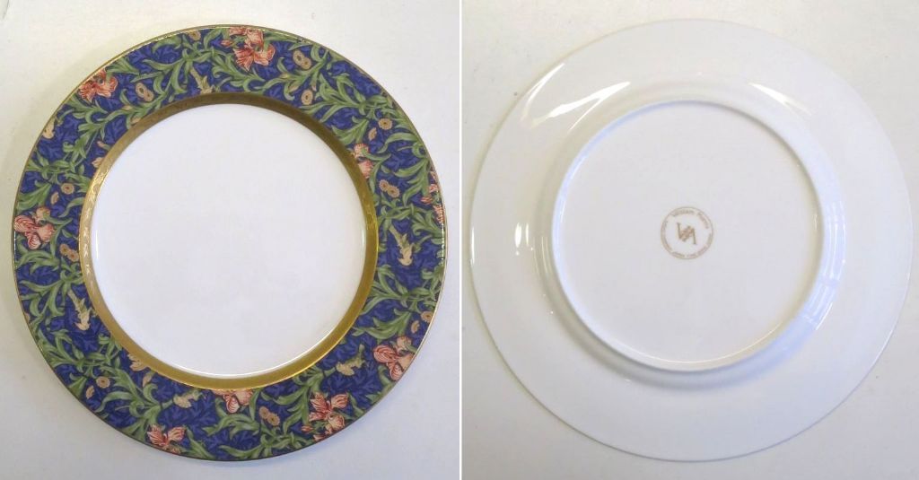 229603 NIKKO ニッコー ウィリアムモリス 27 cmプレート皿 セット 花柄