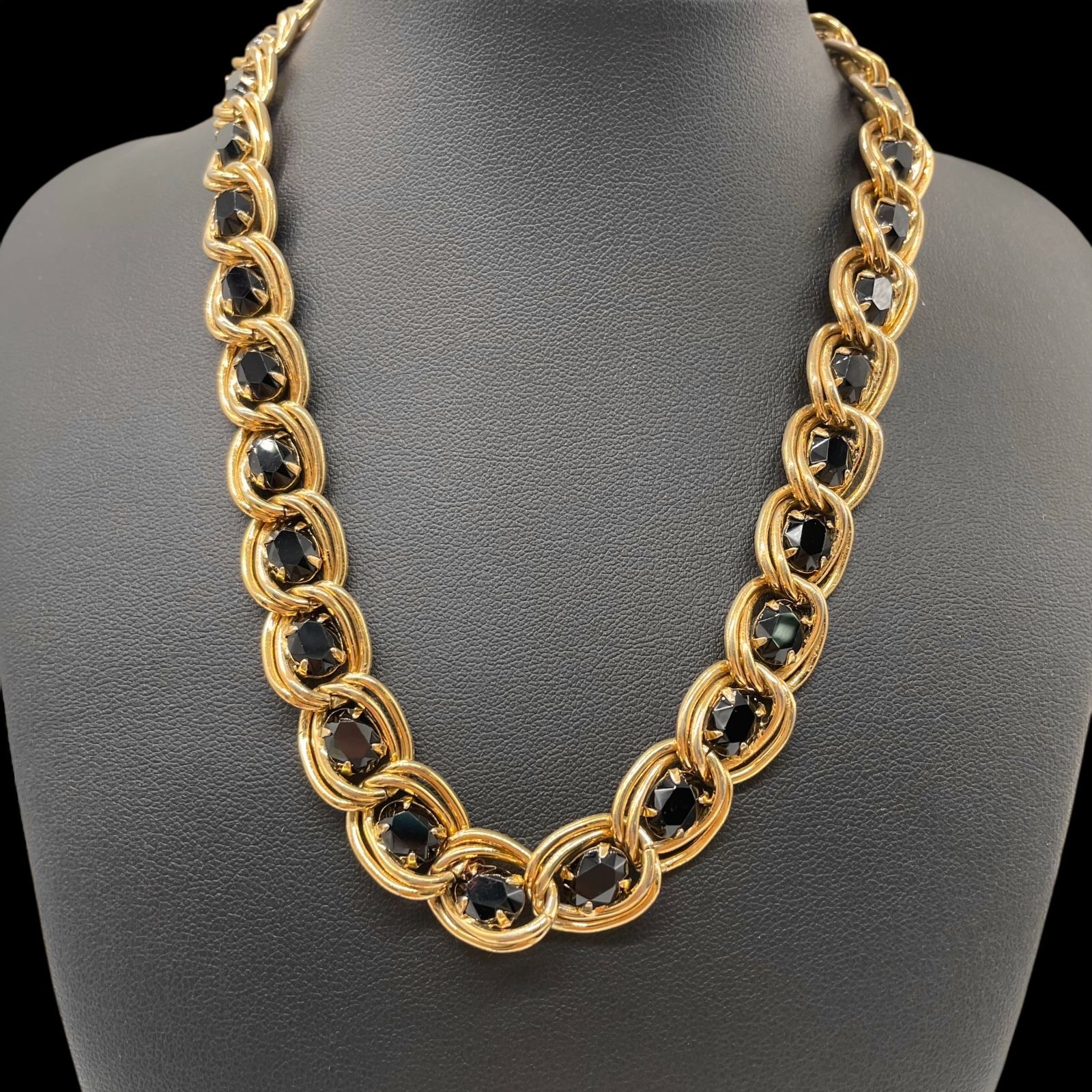 希少！美！GIVENCHY ジバンシー グリポワ ネックレス ラインストーン