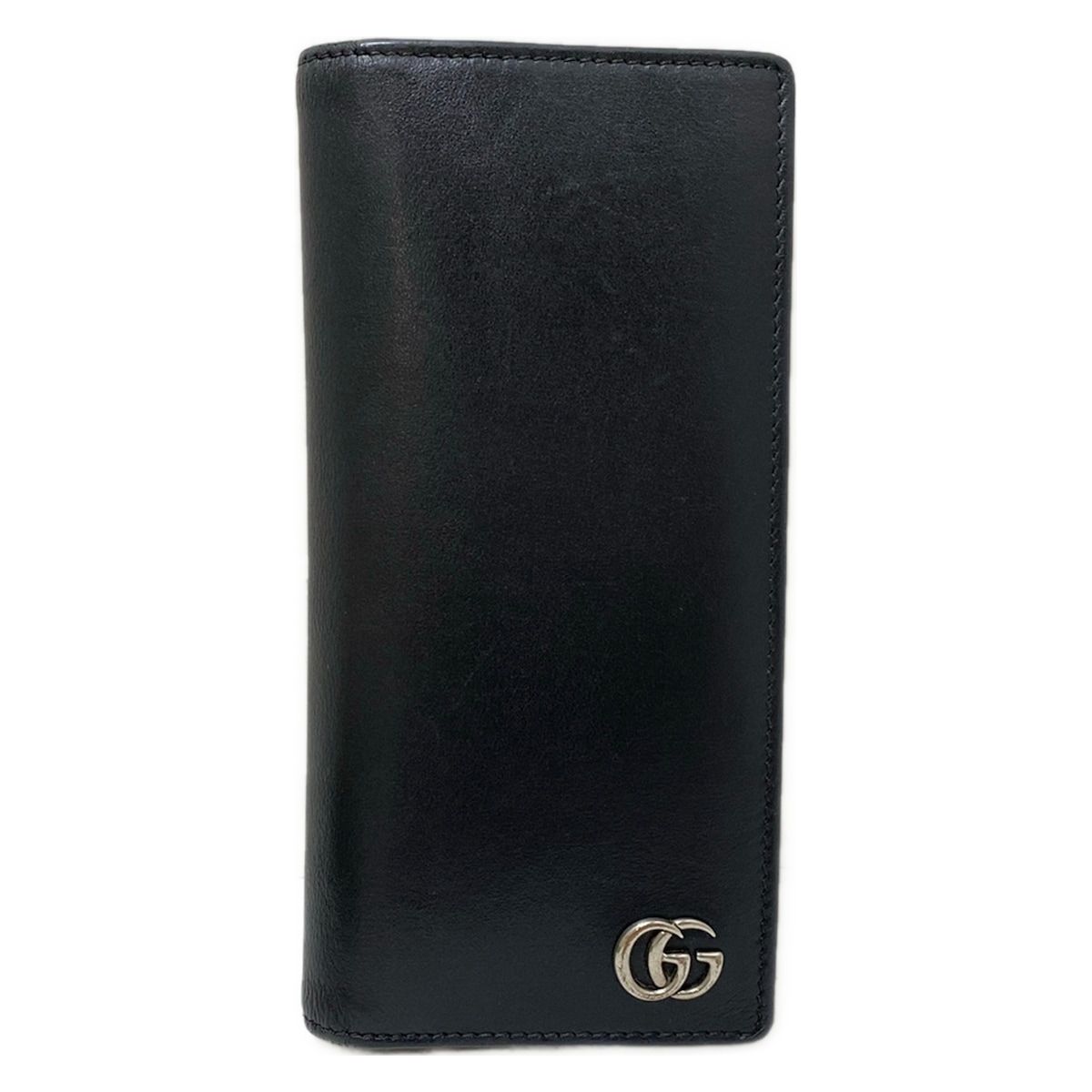GUCCI(グッチ) 長財布 GGマーモント 428740 黒 レザー 【公式通販】