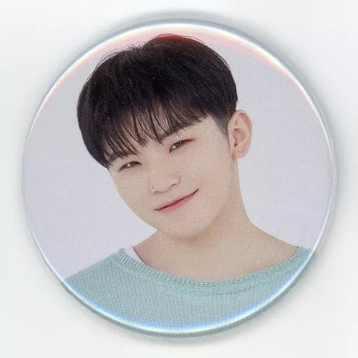 中古】バッジ・ピンズ ウジ 缶バッジFACE 「SEVENTEEN CAFE 2021