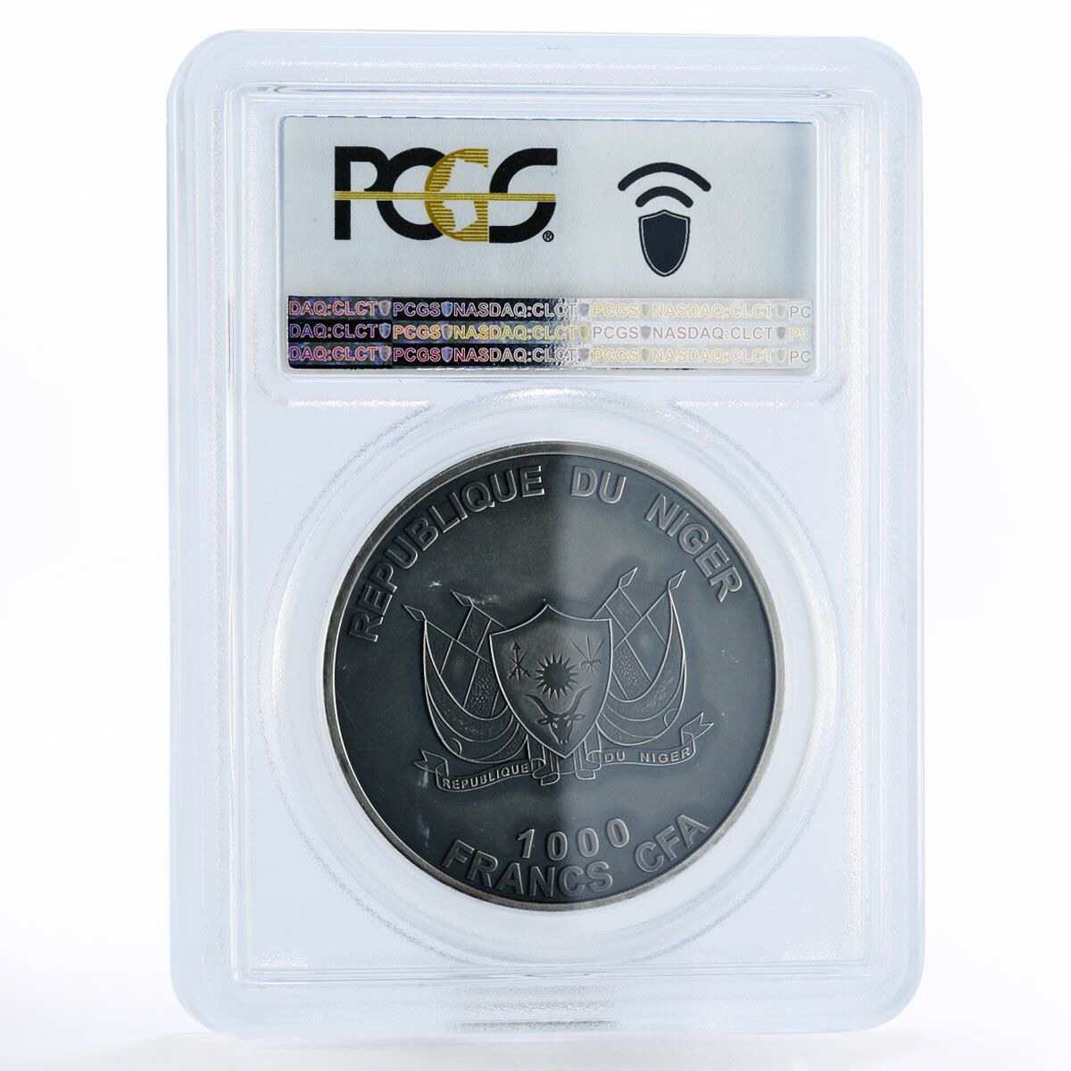 ニジェール 1000フラン マウント・タゼルザイト隕石 キャメル PR70