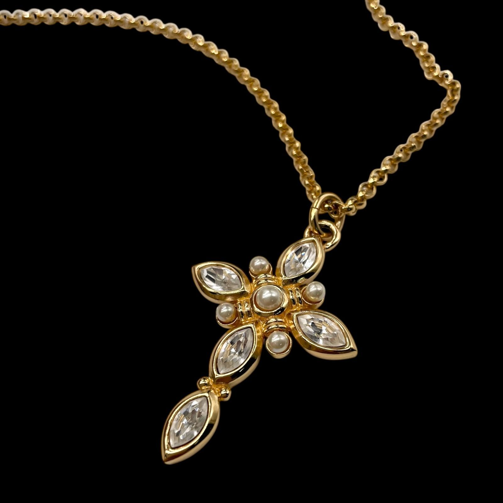 希少 Christian Dior クリスチャン ディオール クロスモチーフ 十字架