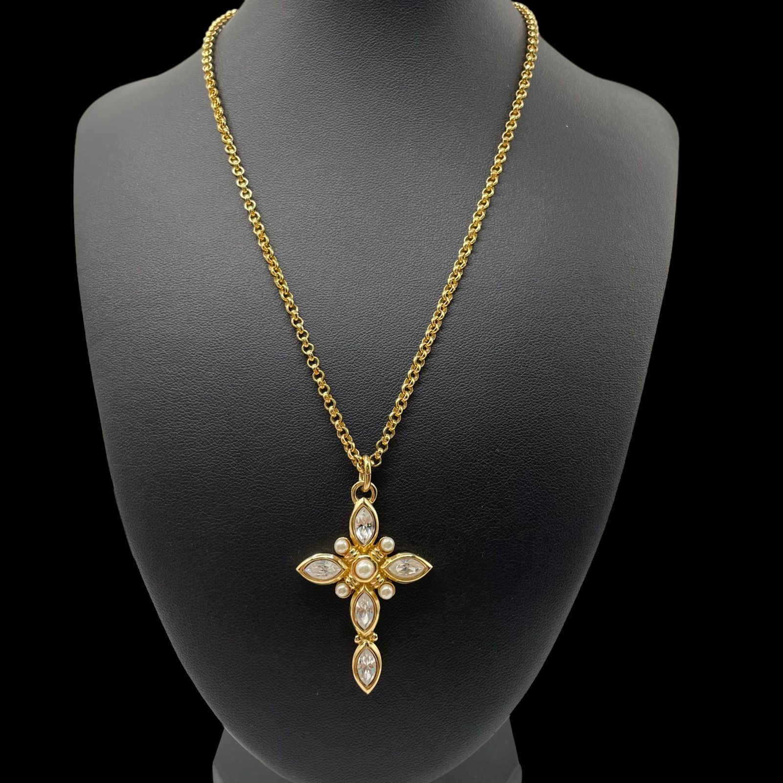 希少 Christian Dior クリスチャン ディオール クロスモチーフ 十字架