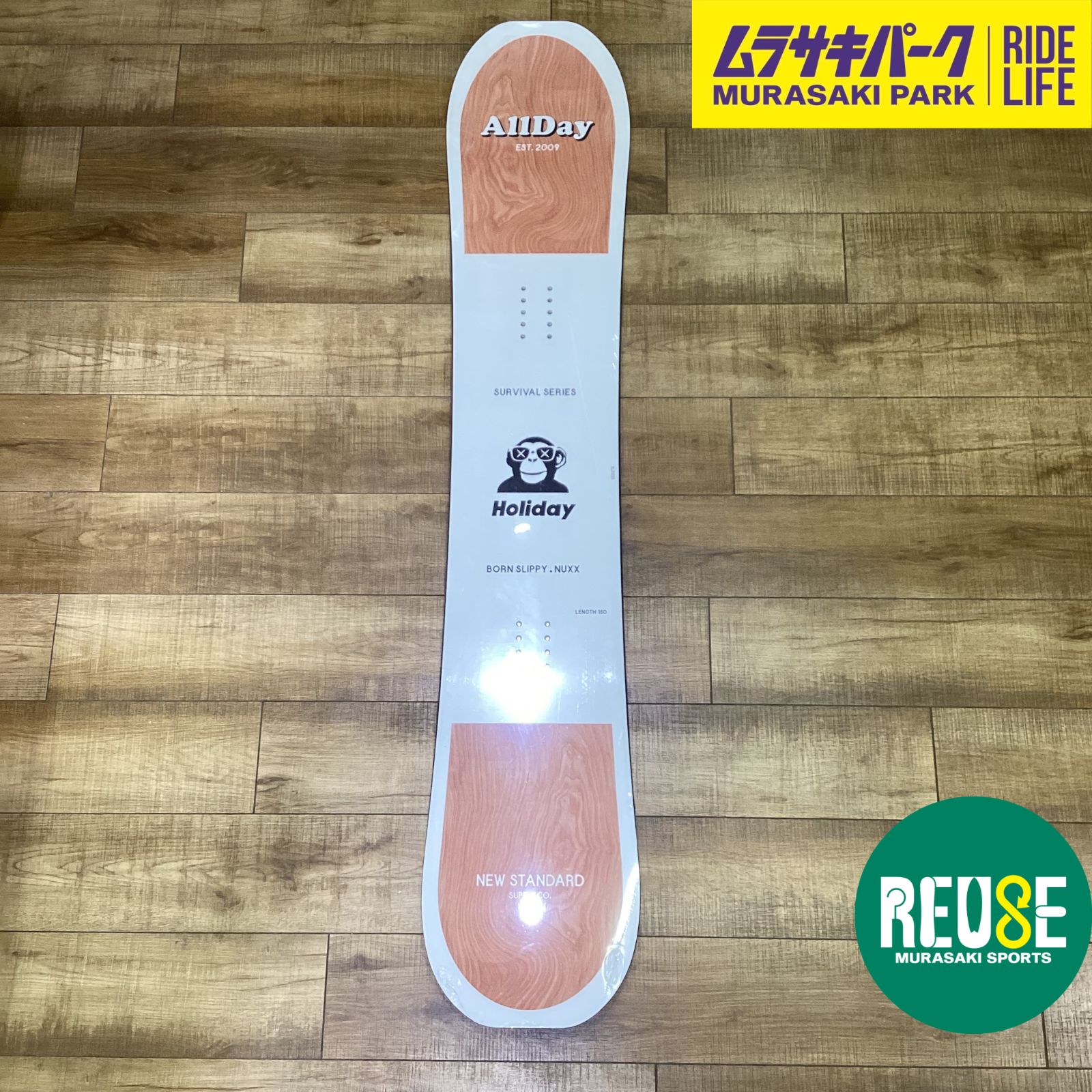 新品未使用スノーボード） HOLIDAY ALLDAY 150cm 2025-26 - メルカリ