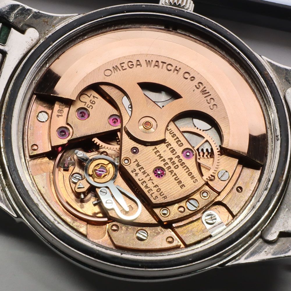  名古屋 オメガ コンステレーション デイト 14393 61SC シルバーパイパンダイヤル SS 自動巻 1961年 メンズ腕時計 男 デート服 自動巻き時計 腕時計(アナログ)