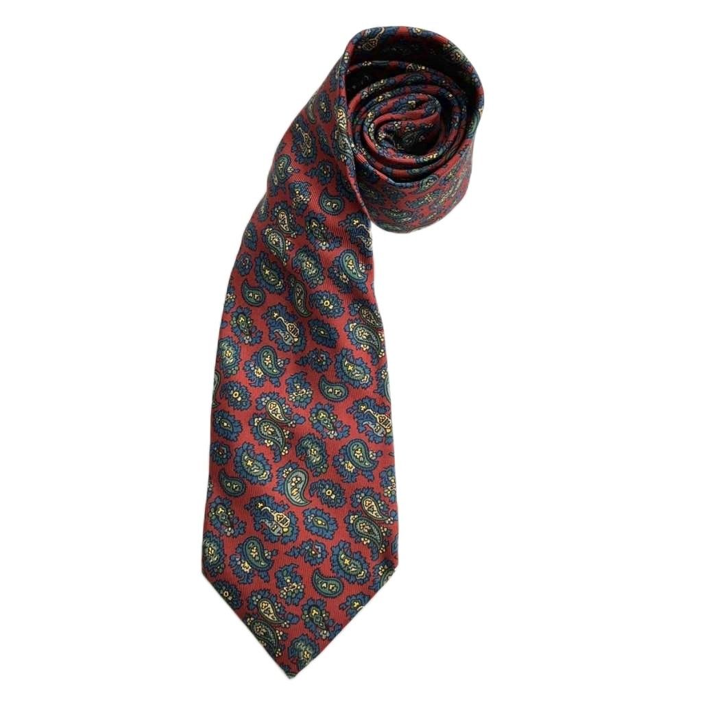 バーバリーズ Burberrys ペイズリー柄 総柄 ネクタイ レギュラータイ