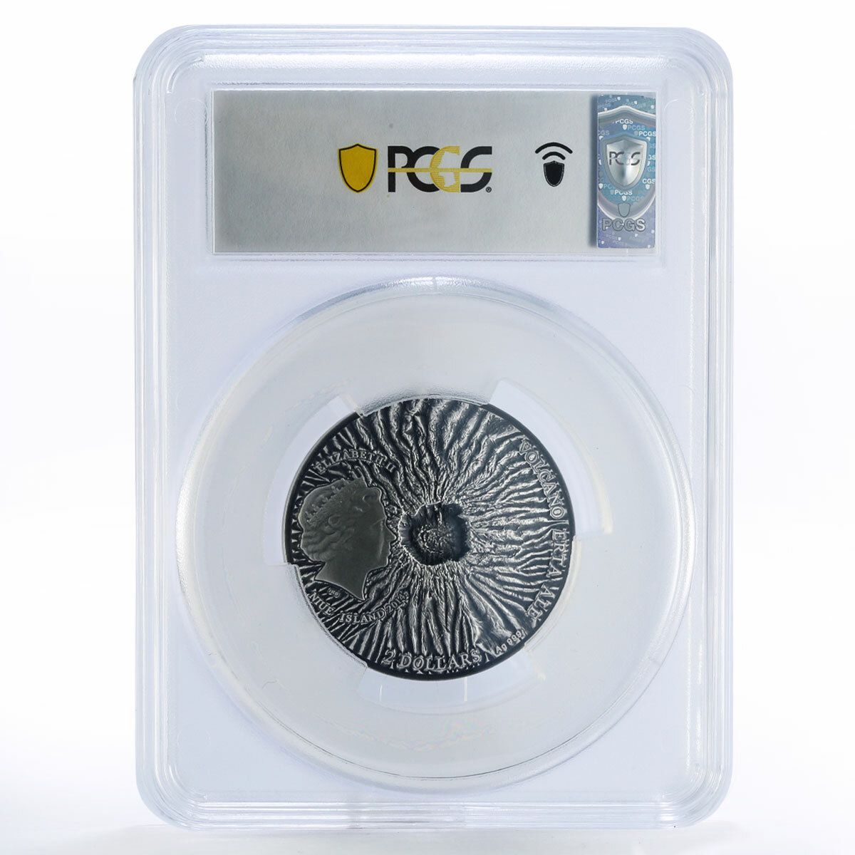 ニウエ 2ドル ボルケーノ・エルタ・アレ MS69 PCGS 銀貨 2014年 - メルカリ